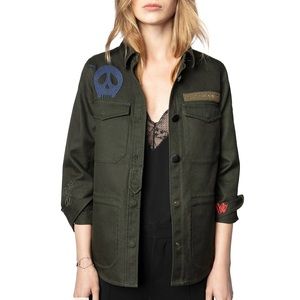Zadig & Voltaire Tackl Patch Graphic Jacket